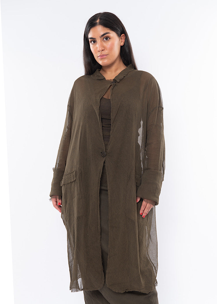 RUNDHOLZ DIP NETTED COAT