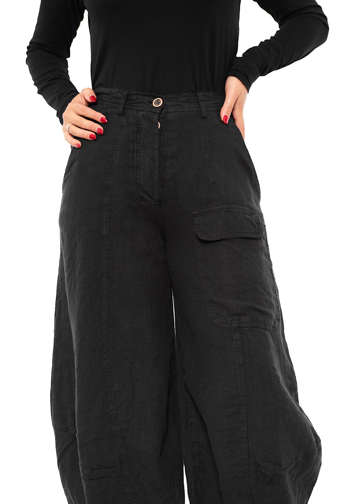 WINTER LINEN BALLOON TROUSER
