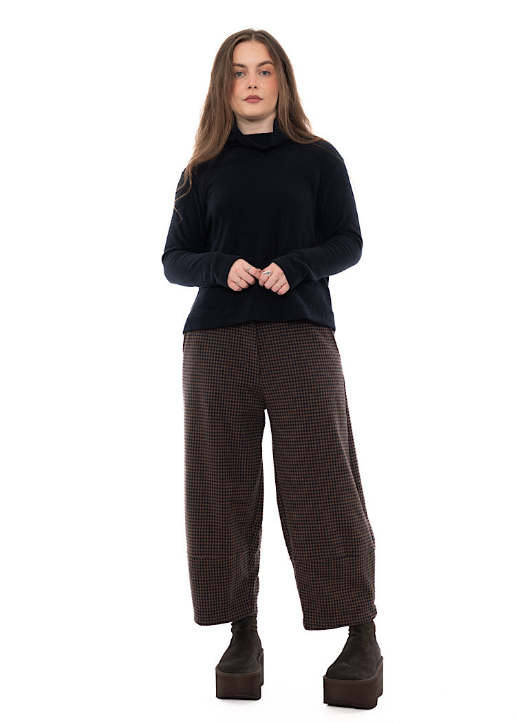 COTTON-FLEECE LYDIA PULLOVER