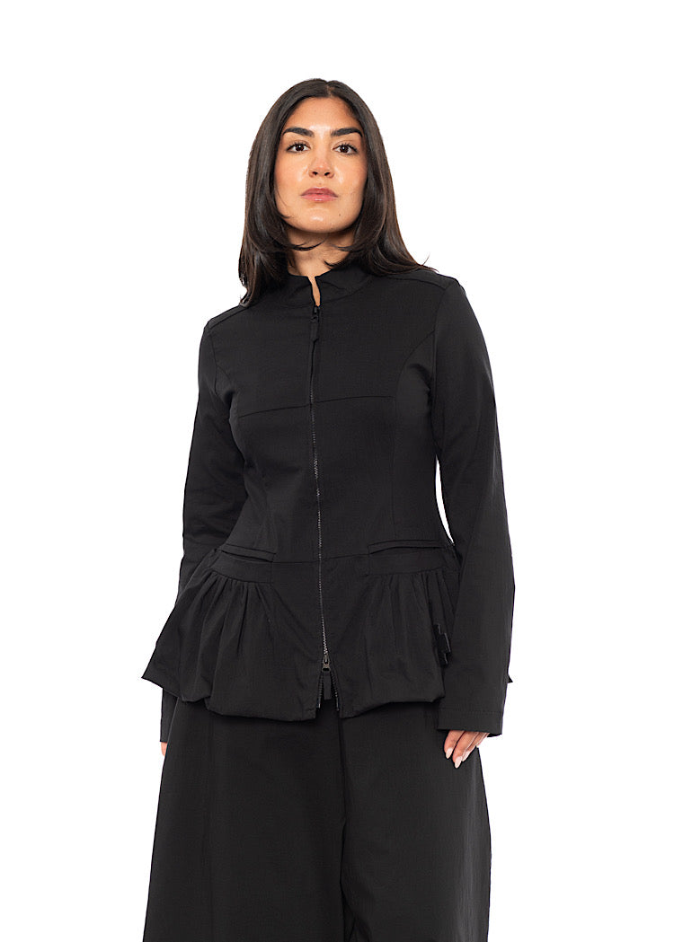 FITTED ZIP-UP JACKET