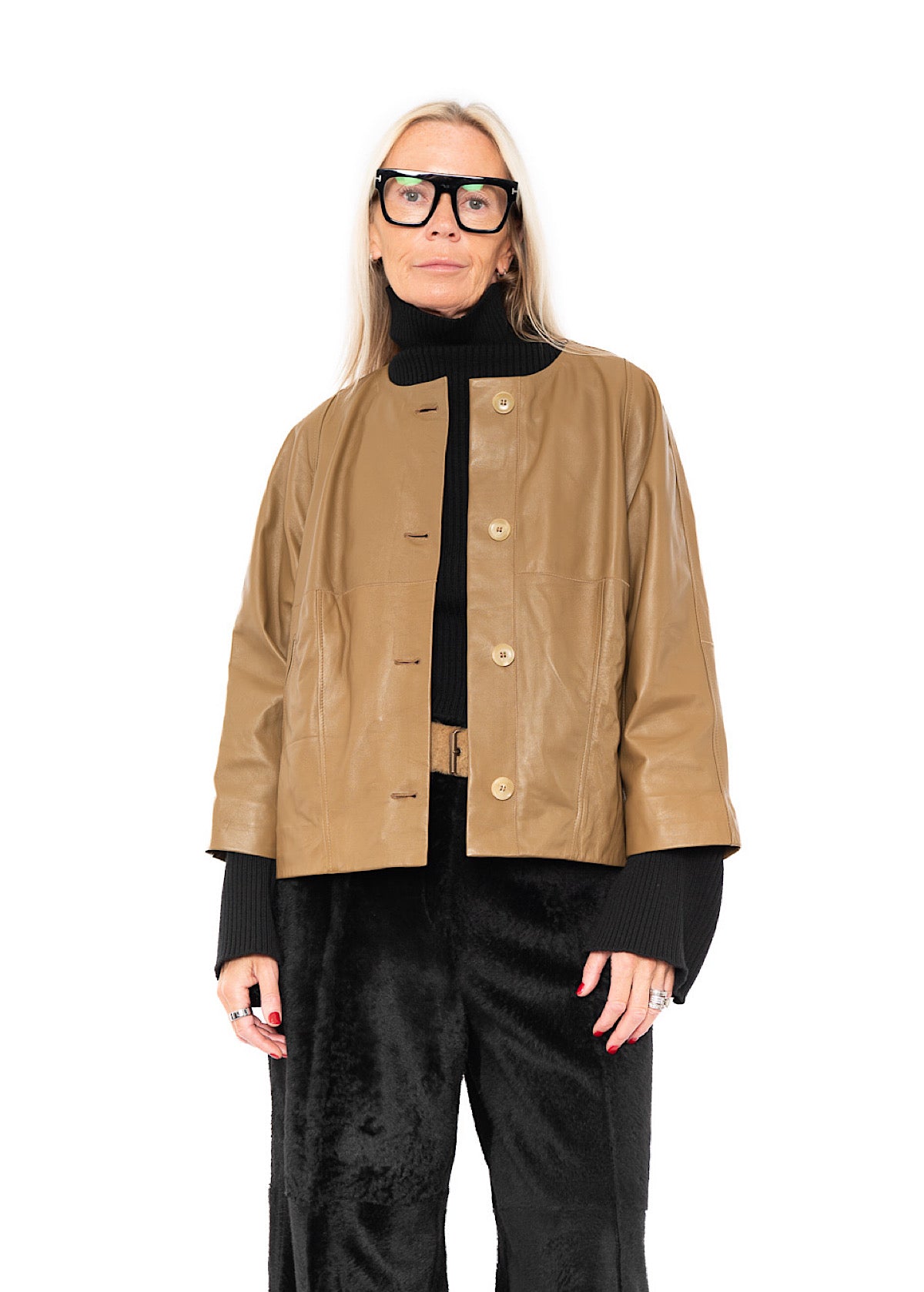 SIGNATURE LEATHER JACKET