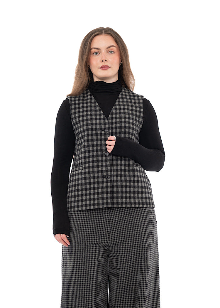 CHECKED GENNY WAISTCOAT
