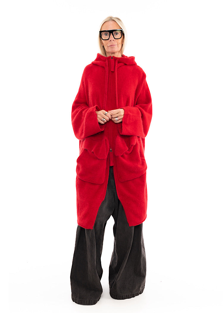 RUNDHOLZ x HOUSE OF VALERIE KNITTED COAT