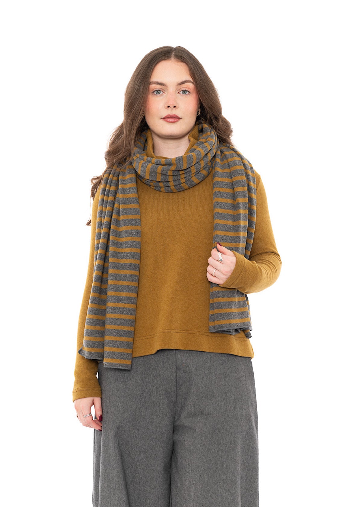 SIGNATURE STRIPED SEGOVIA SCARF