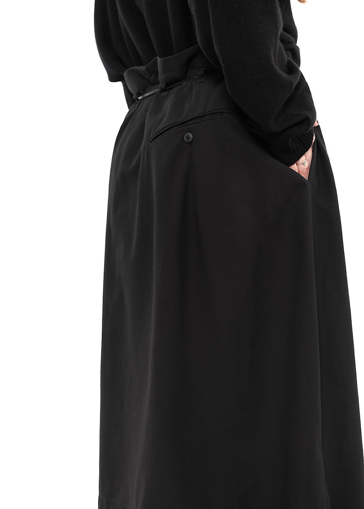 CROPPED COTTON SKIRT