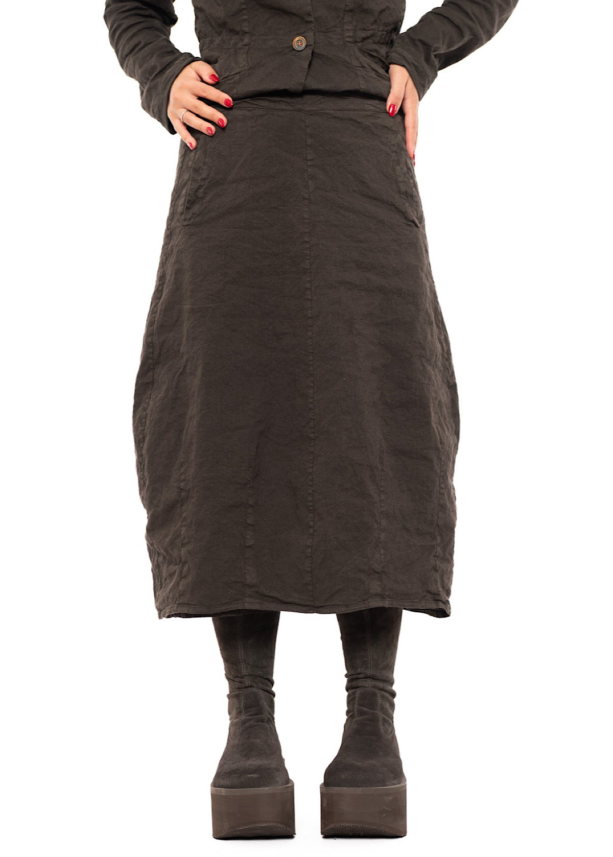 COTTON-TWILL JULIETTE SKIRT