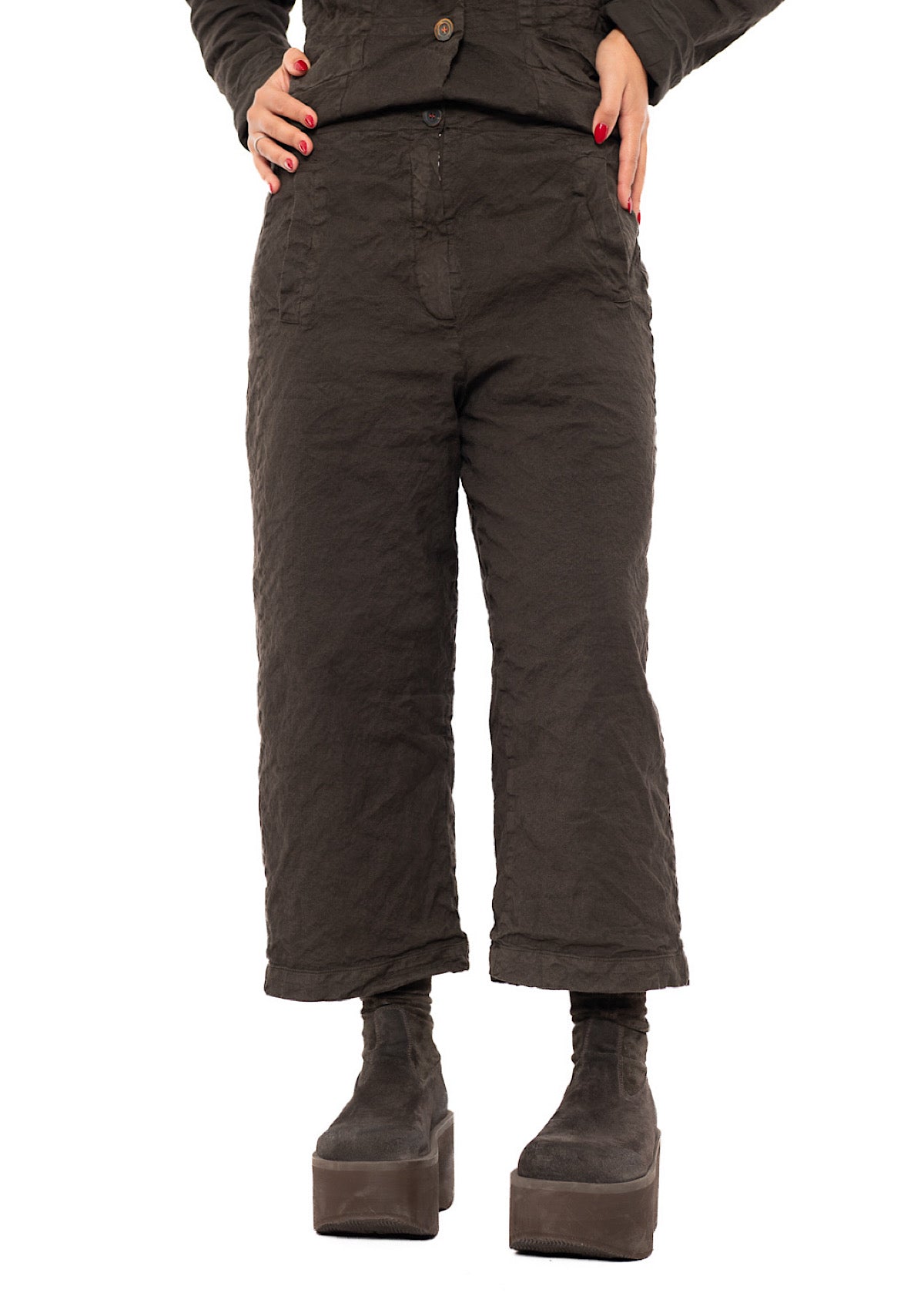 COTTON-TWILL PHILOMENA TROUSER