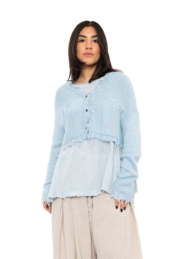 RUNDHOLZ DIP CARDIGAN