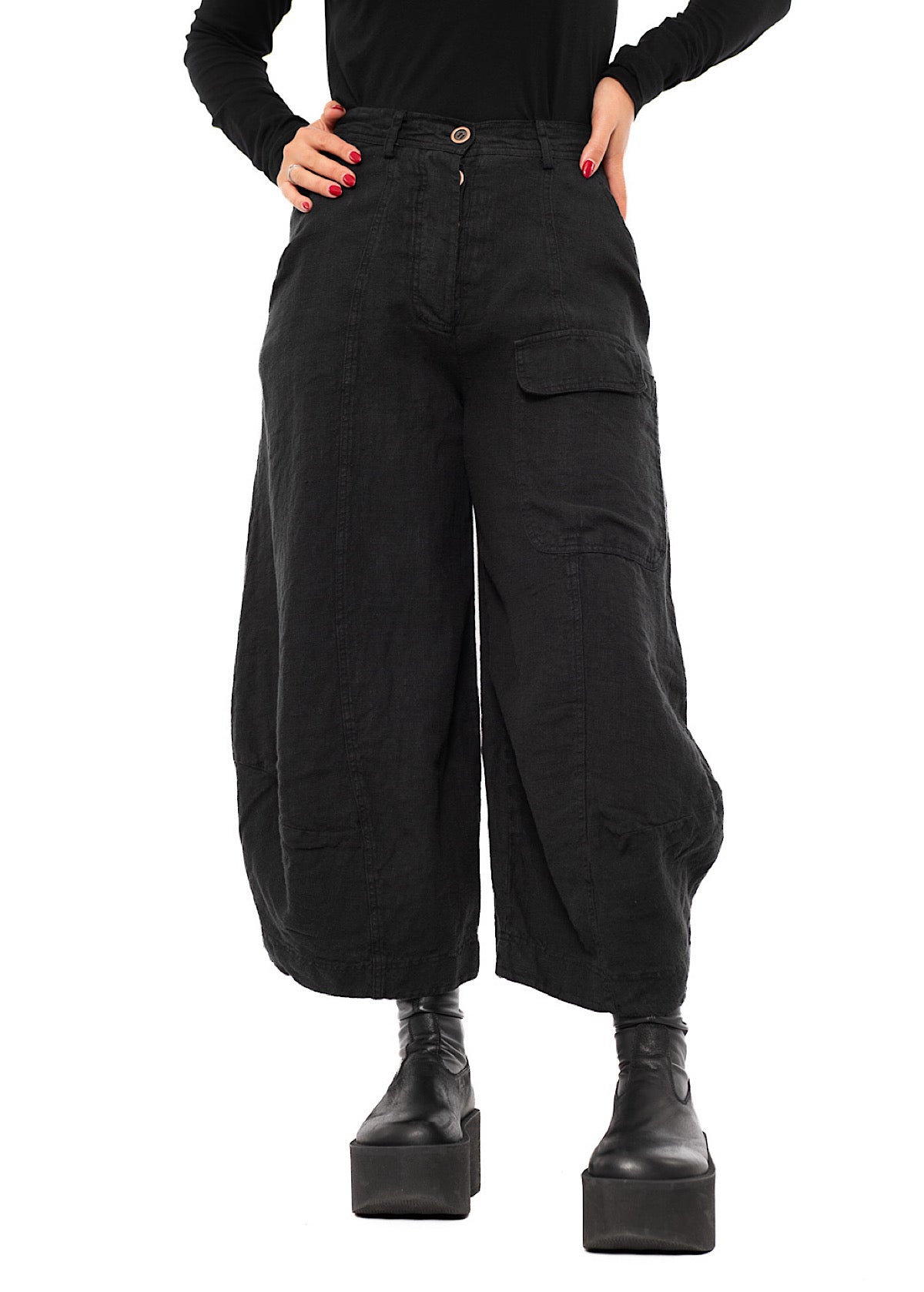 WINTER LINEN BALLOON TROUSER