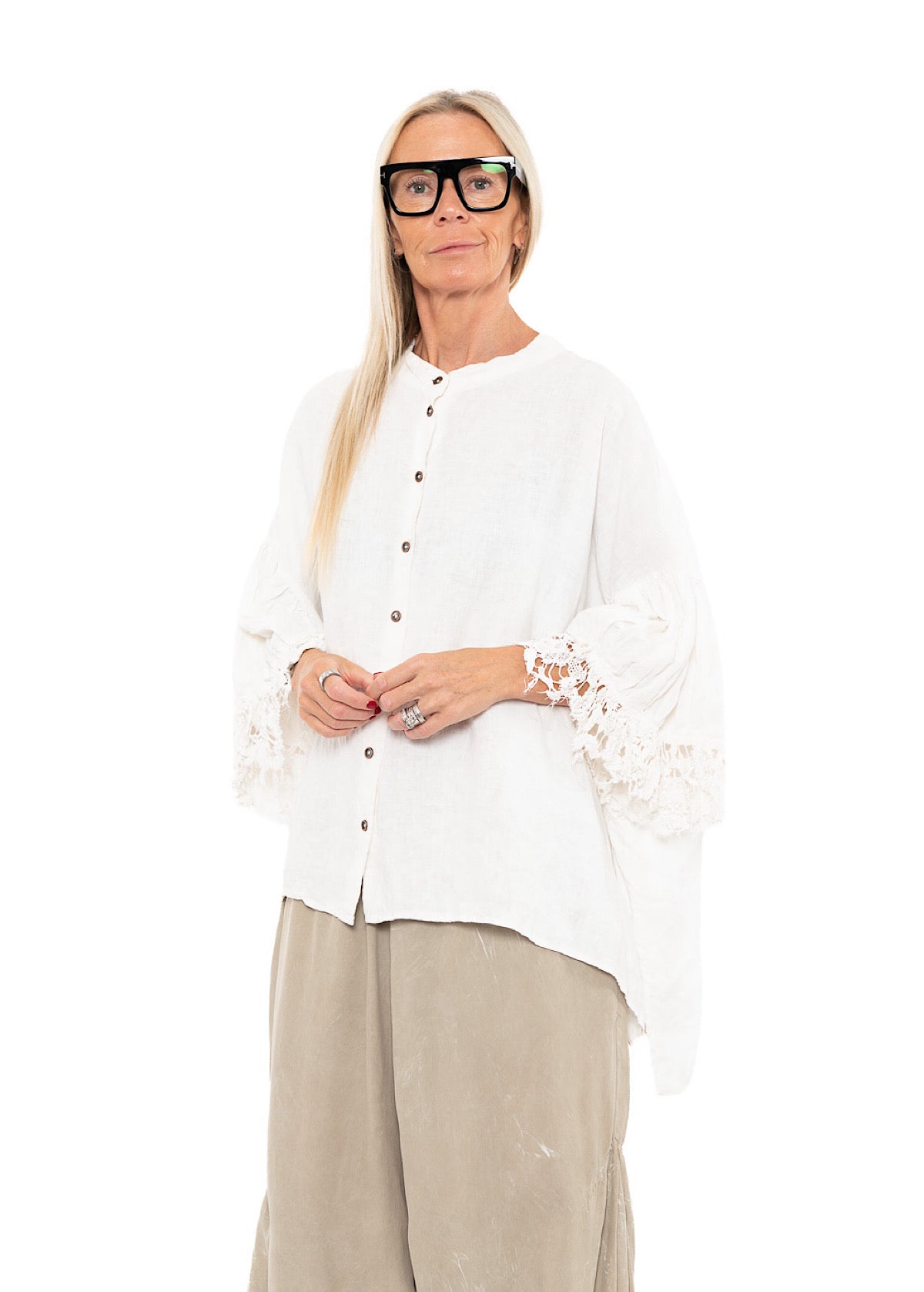 RUNDHOLZ DIP BLOUSE