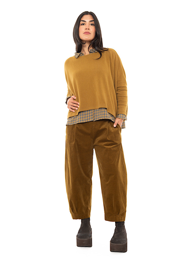SIGNATURE COTTON-FLEECE KIRA PULLOVER