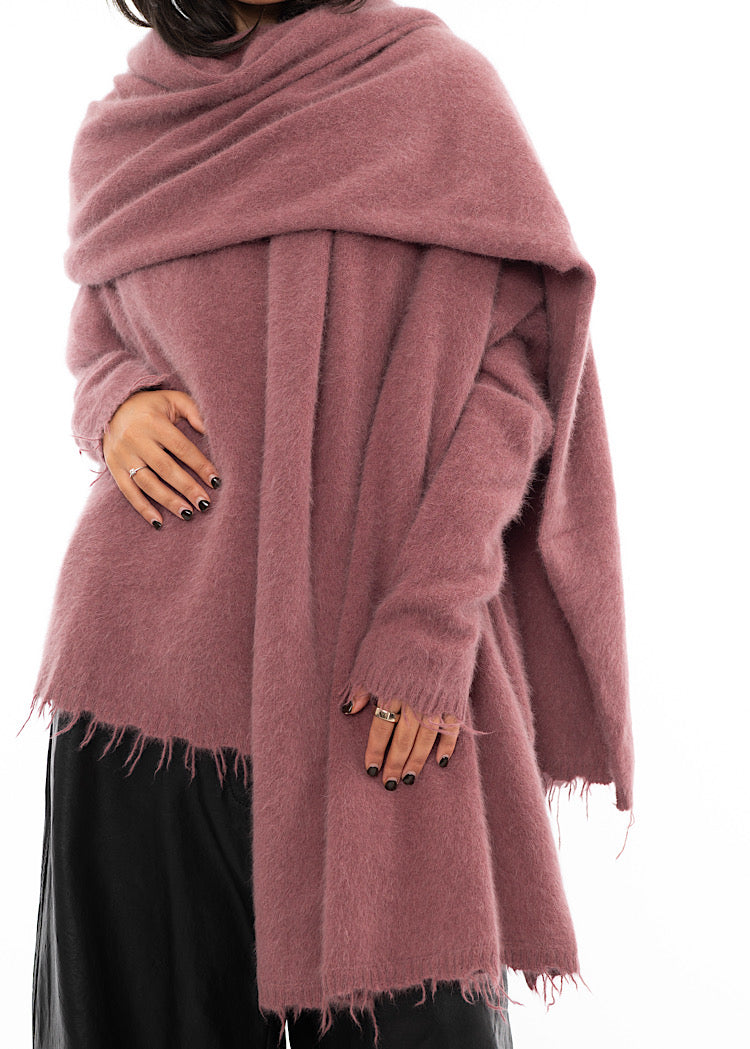 RUNDHOLZ DIP KNITTED SCARF