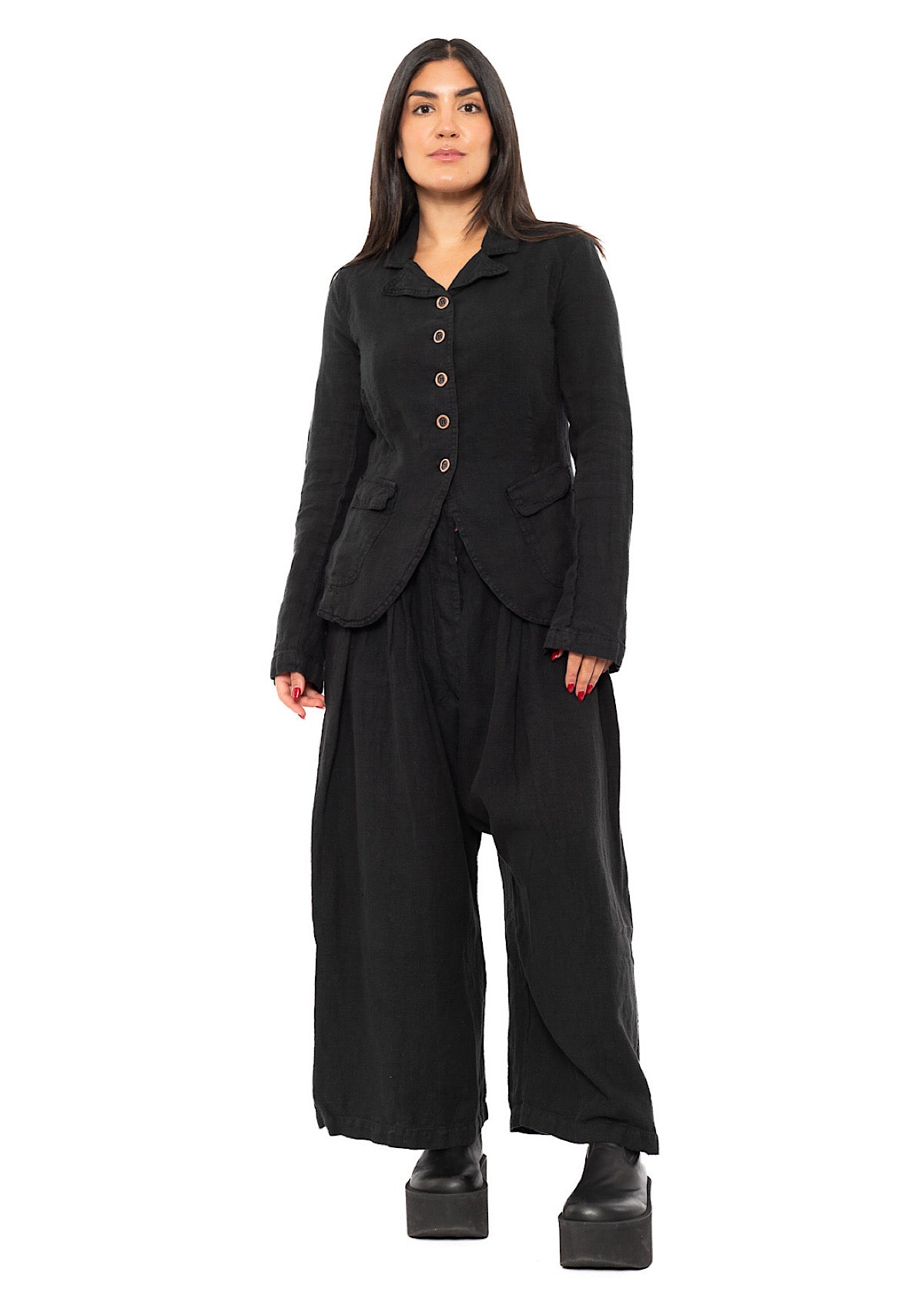 WINTER LINEN TAILORED JACKET