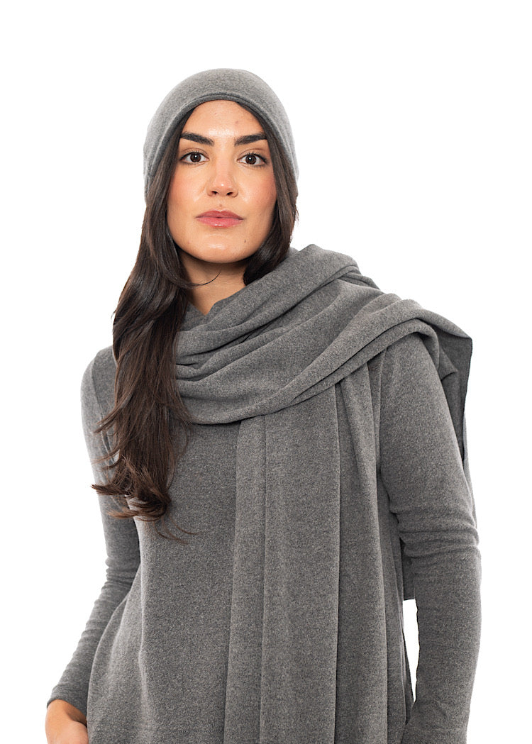 COTTON-FLEECE KAKI HAT
