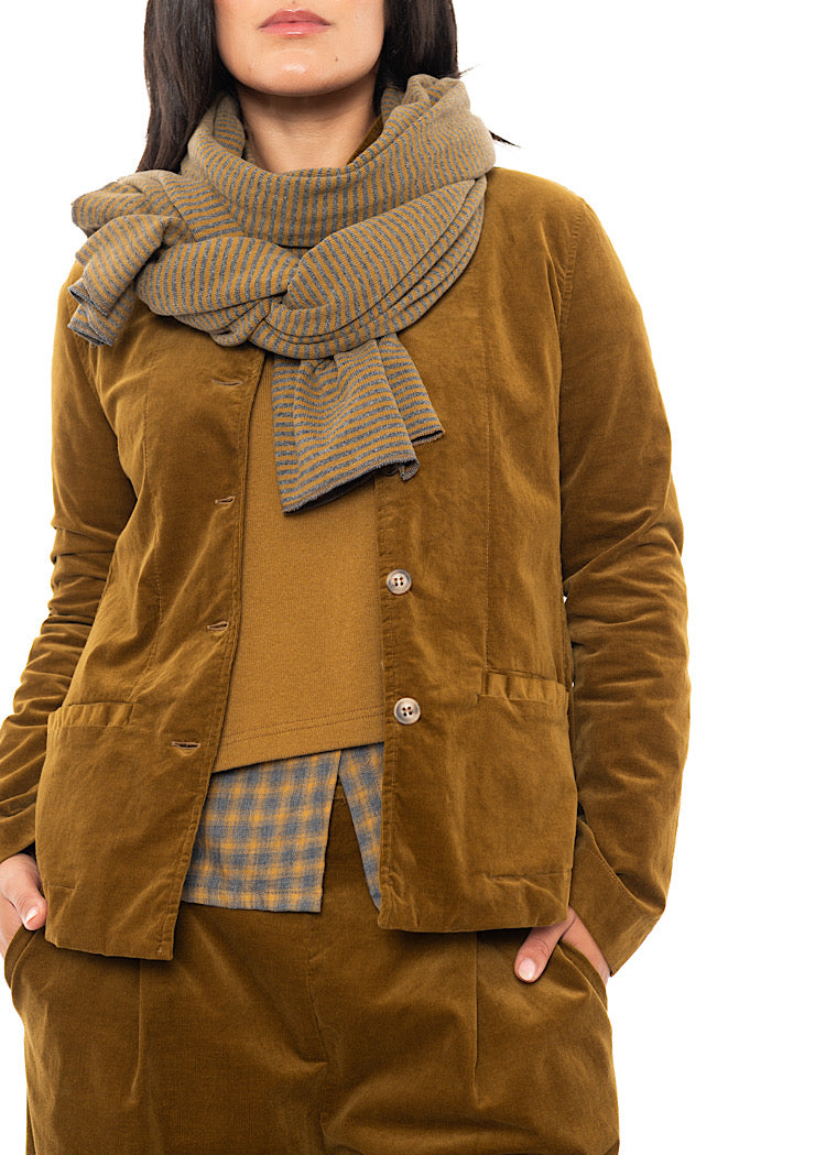 SIGNATURE STRIPED SEGOVIA SCARF