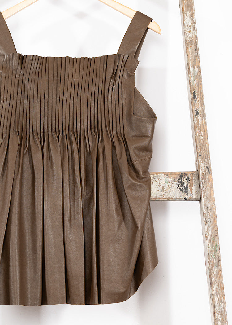 PRE-LOVED ANNETTE GÖRTZ ALO LEATHER TOP