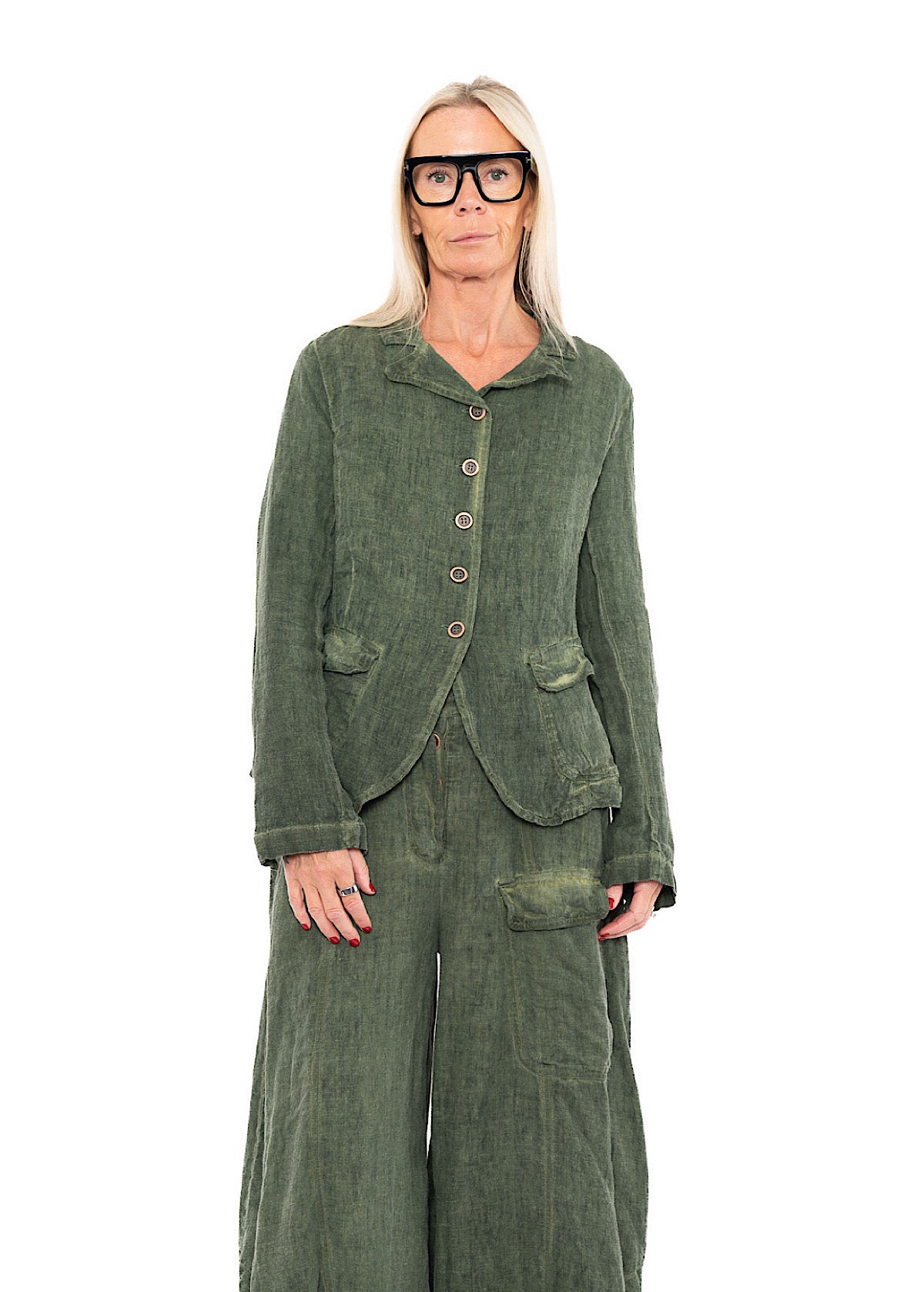 WINTER LINEN TAILORED JACKET