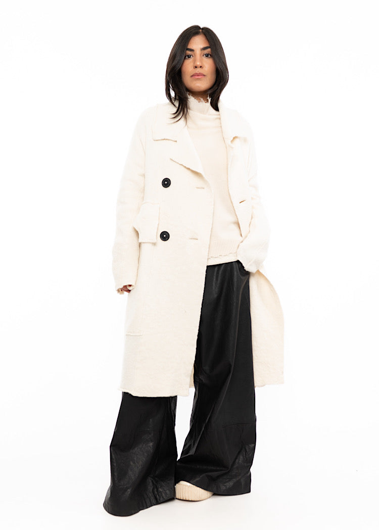 RUNDHOLZ MAINLINE KNITTED COAT