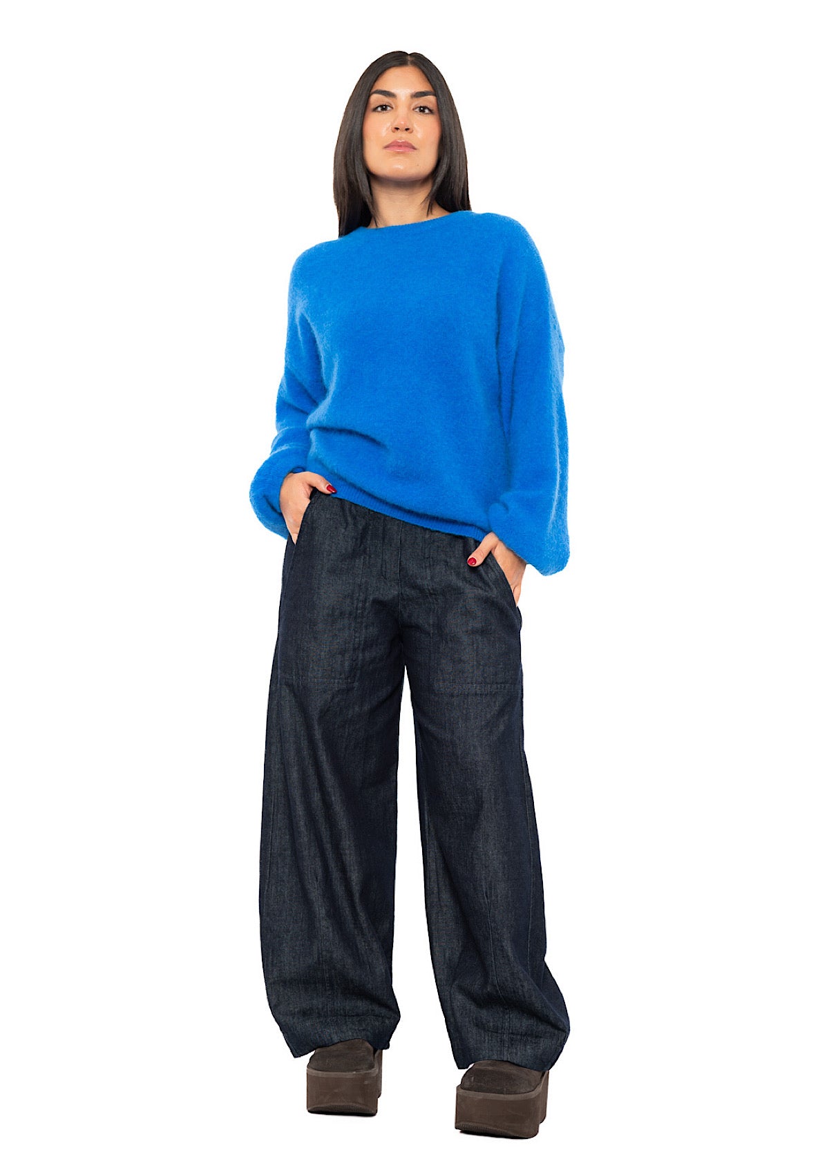RELAXED ALPACA-MIX PULLOVER