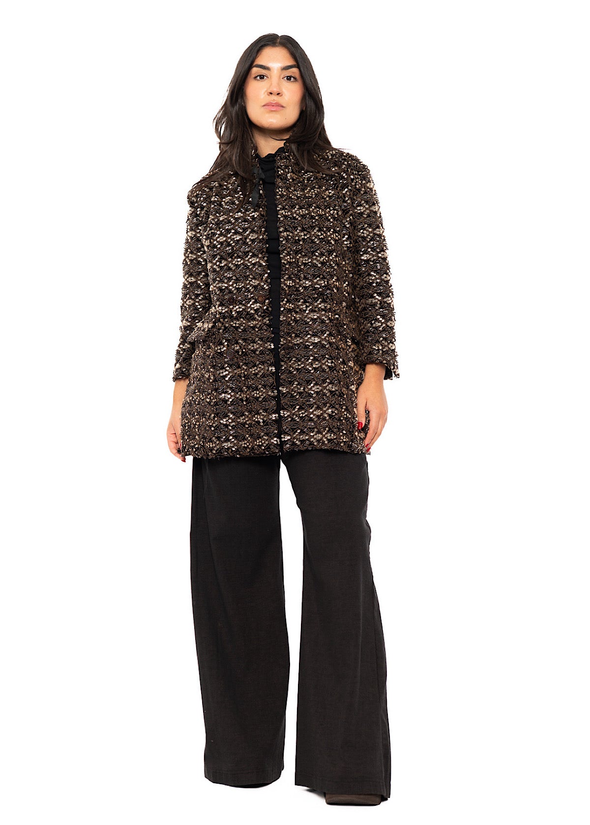 BEADED DOUBLE-BREASTED JACKET