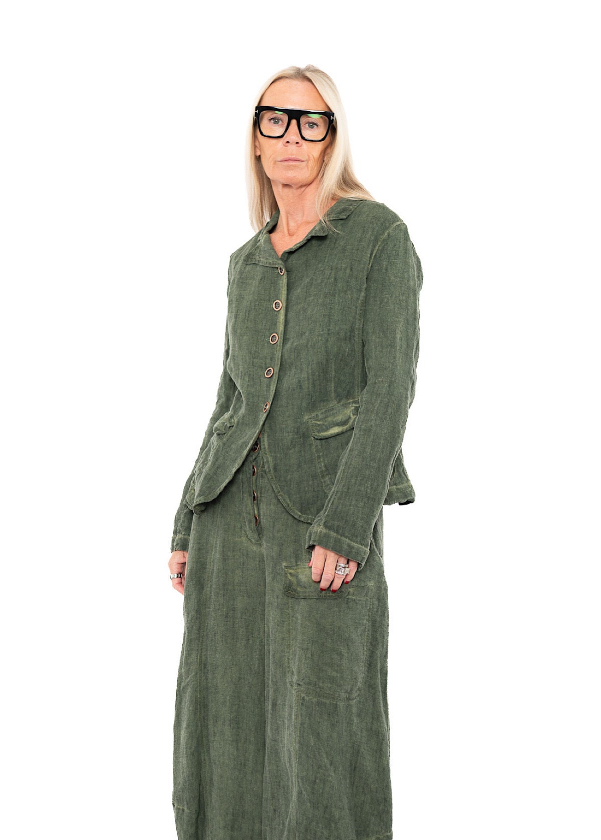 WINTER LINEN TAILORED JACKET
