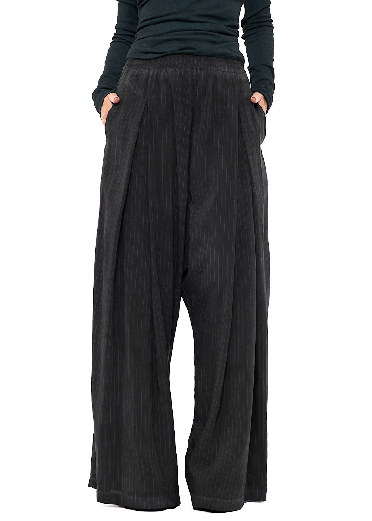 FLUID PINSTRIPE PALAZZO TROUSER