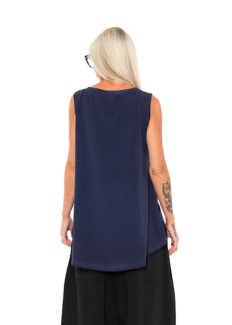 SLEEVELESS A-LINE TOP