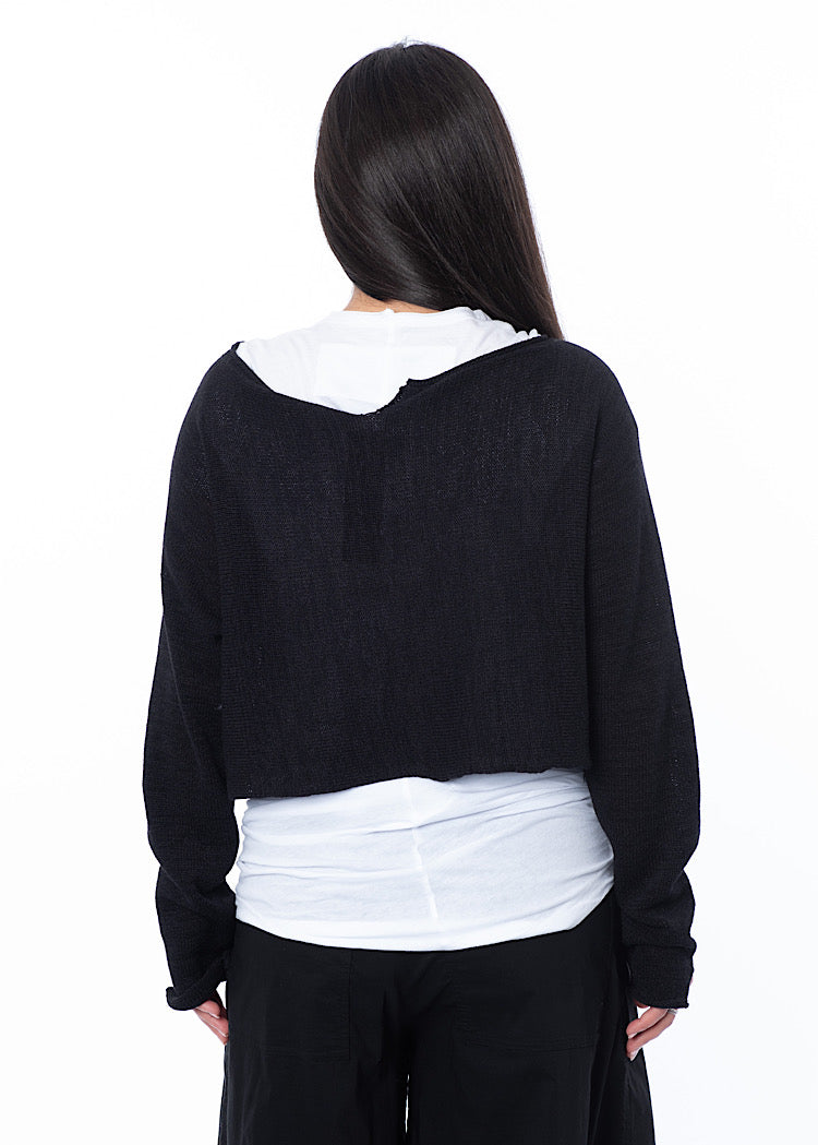 RUNDHOLZ BLACK LABEL CROPPED PULLOVER