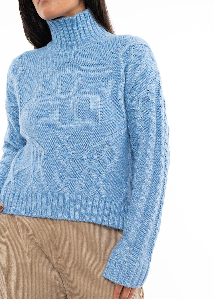 MUNTHE LOGANBERRY KNITTED PULLOVER
