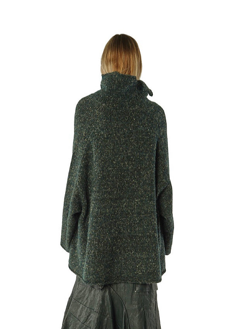 RELAXED MARLED KNIT TUNIC