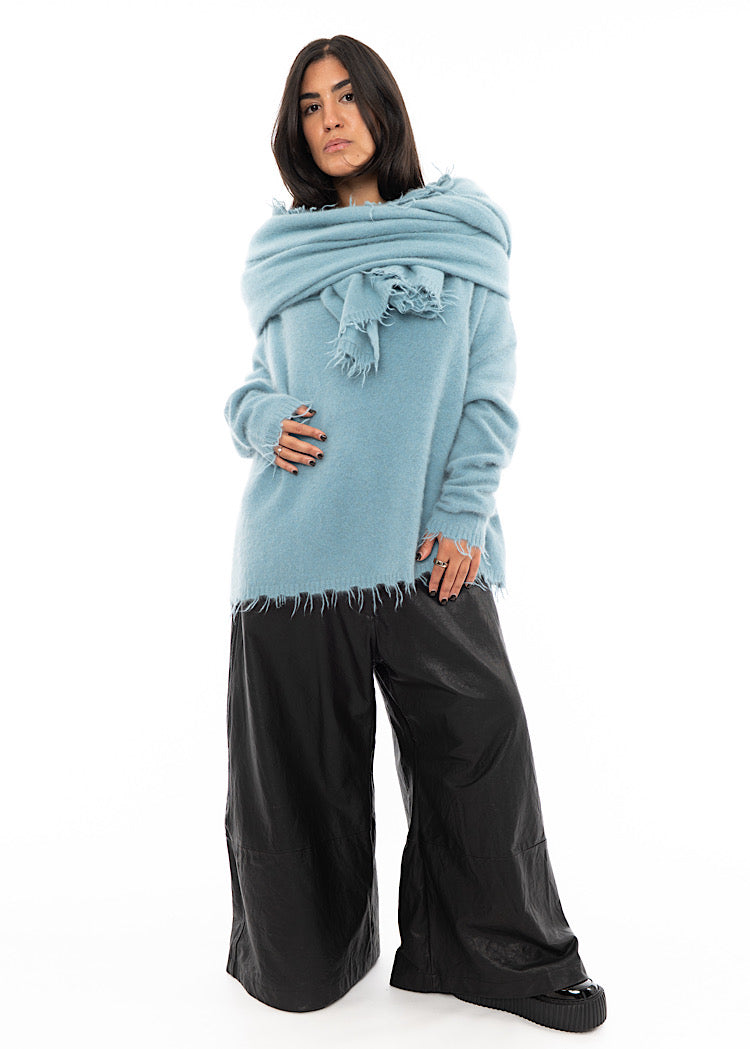 RUNDHOLZ DIP KNITTED SCARF