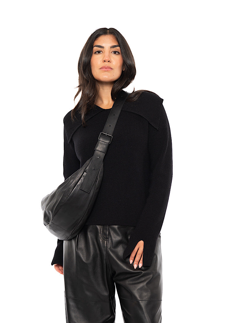 CROSSBODY LEATHER BAG