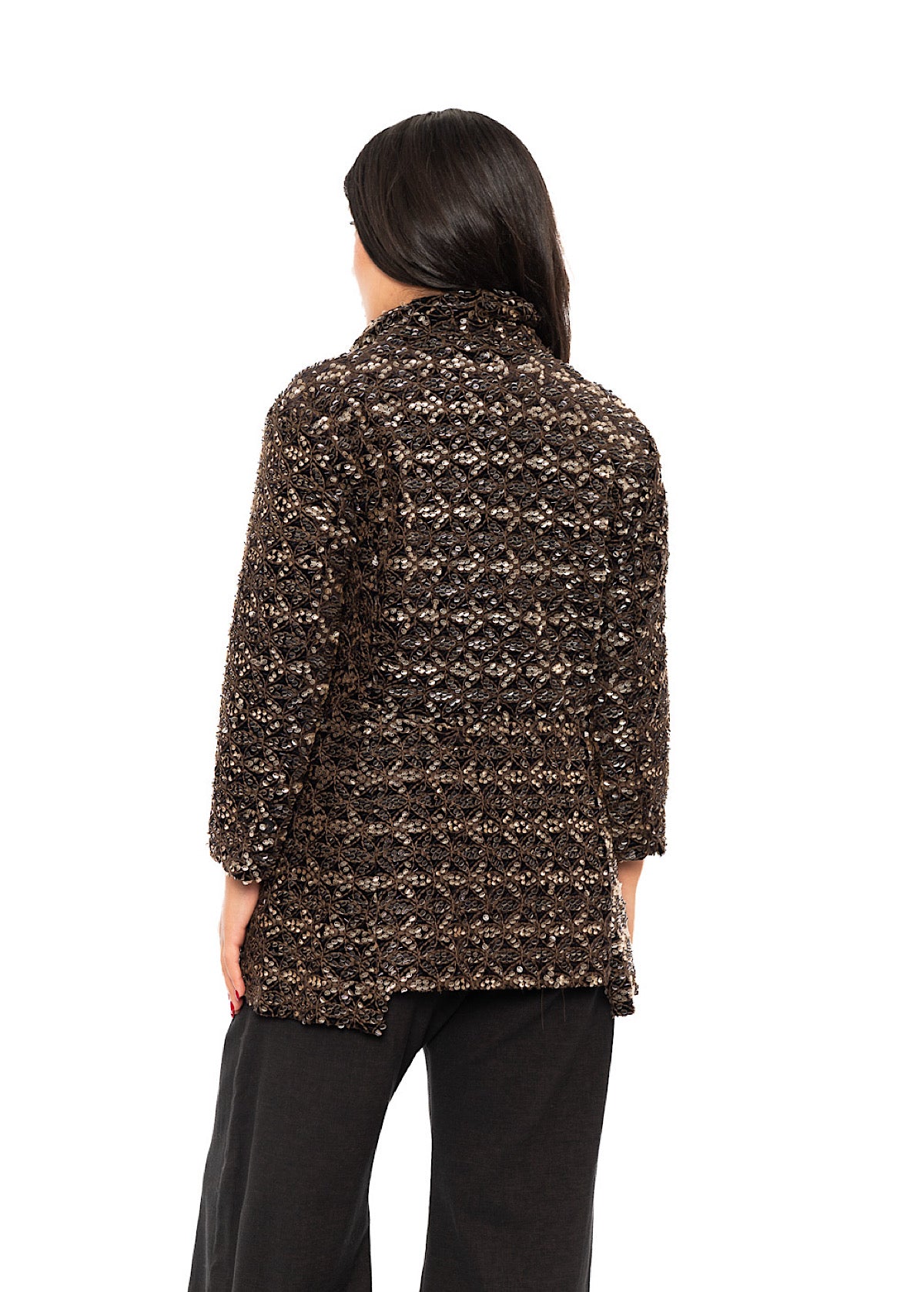 BEADED DOUBLE-BREASTED JACKET