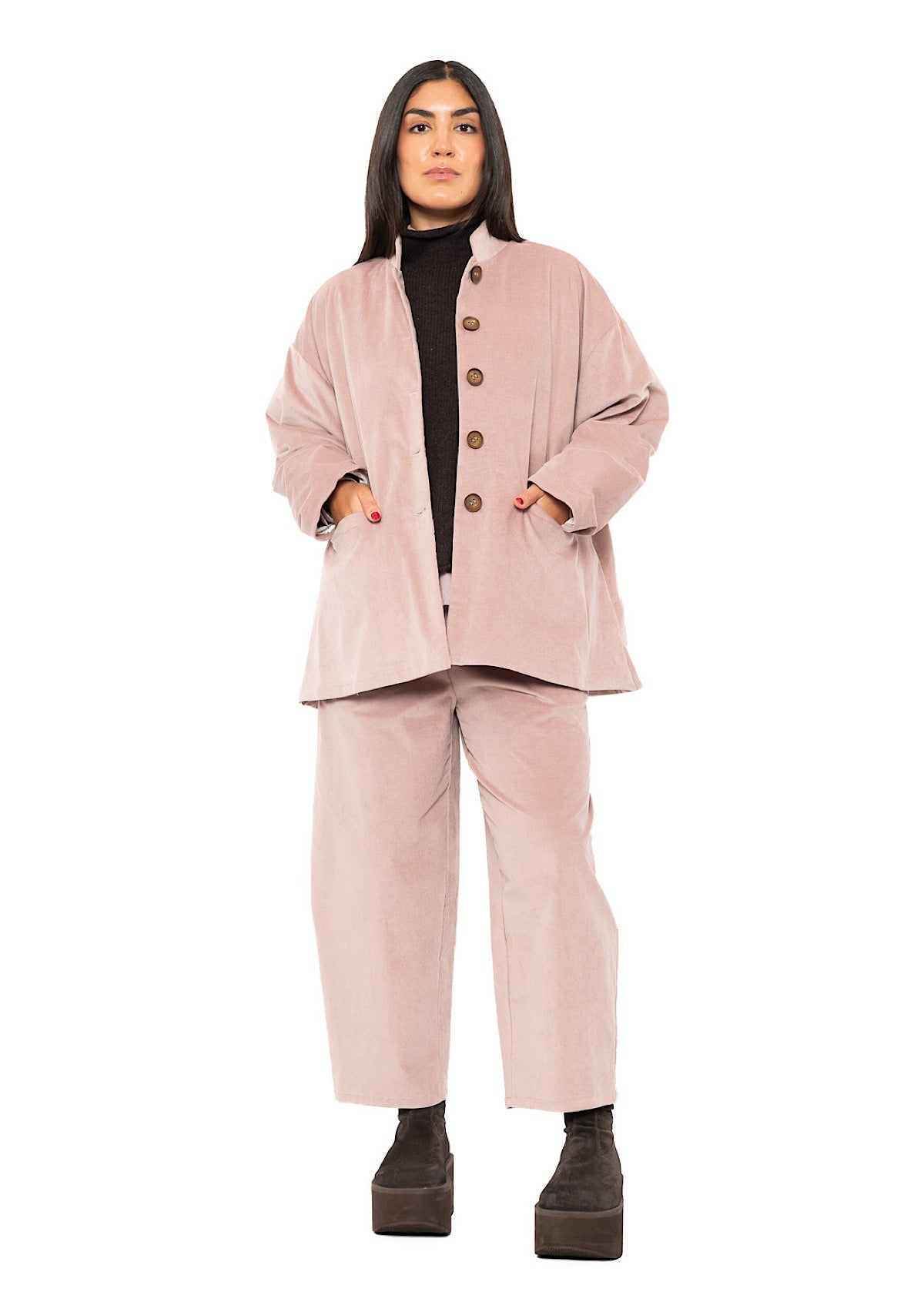 RELAXED VELVET EVELINE JACKET