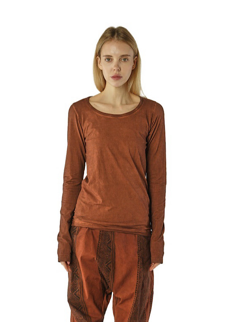 FITTED JERSEY T-SHIRT *DAKAR CLOUD* (Shown in HENNA CLOUD)