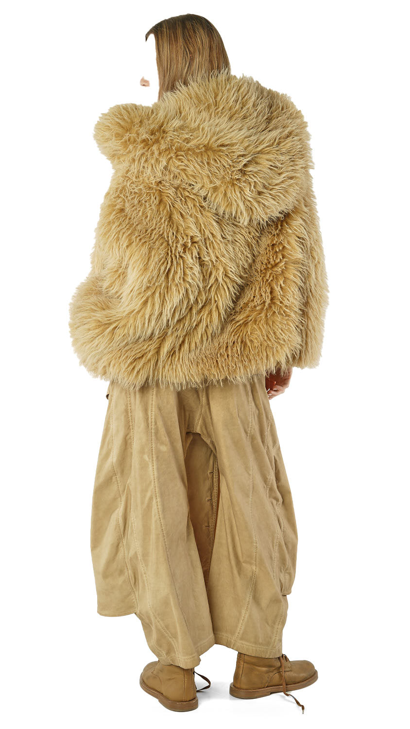 OVERSIZED FAUX FUR JACKET