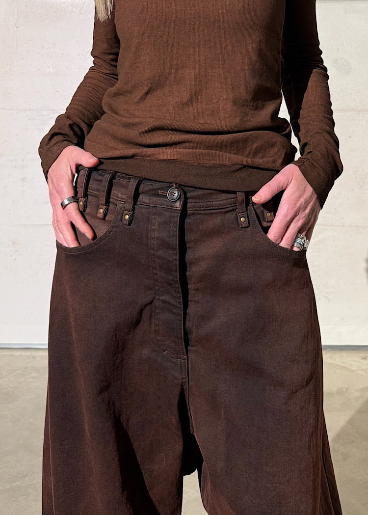 BALLOON DENIM TROUSER