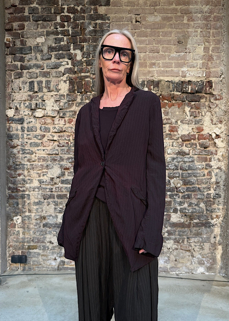 CL TAILORED PINSTRIPE WOOL JACKET