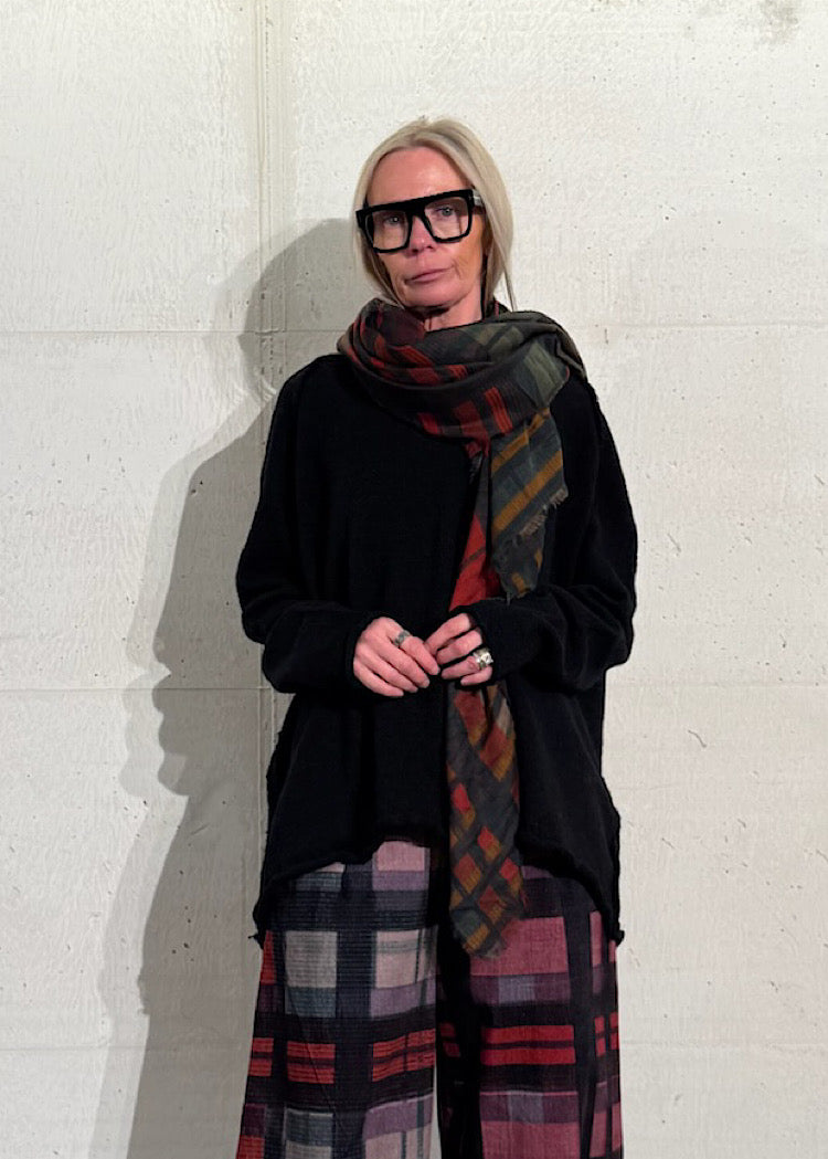 CL HERITAGE CHECK SCARF