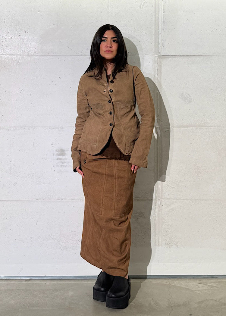 FITTED STRETCH-TWILL JACKET