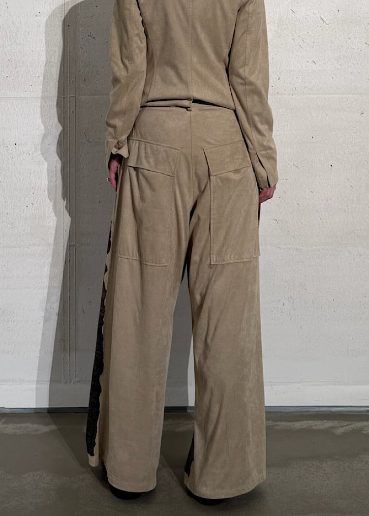 LANDSCAPE PRINT WIDE LEG TROUSER