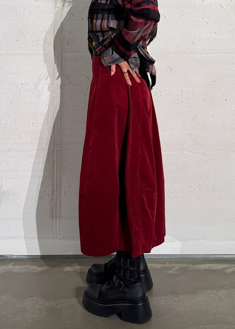 CL HERITAGE CHECK BALLOON SKIRT