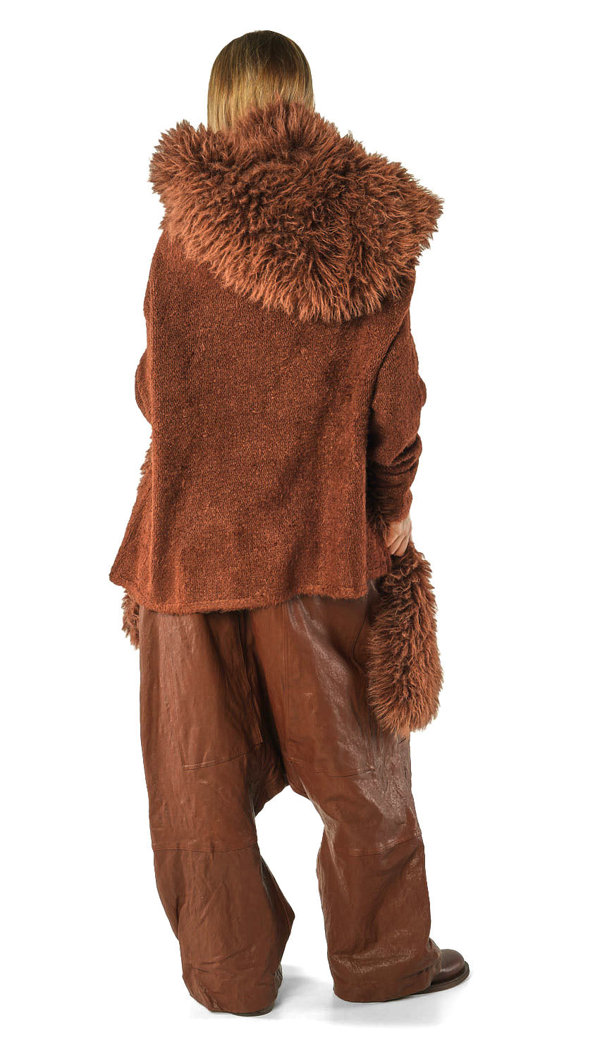 FAUX FUR HOOD