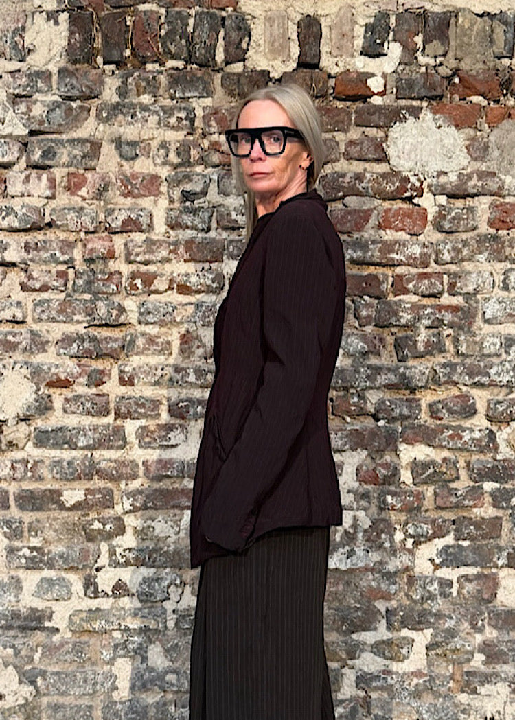 CL TAILORED PINSTRIPE WOOL JACKET