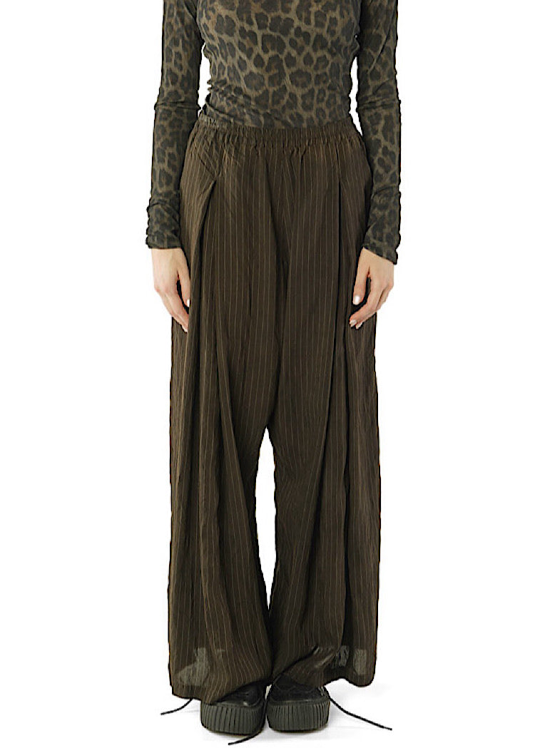 PALAZZO VISCOSE-SILK TROUSER