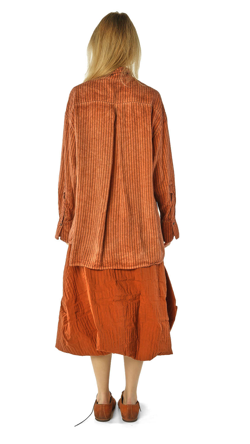 STRIPE VISCOSE-SILK SHIRT