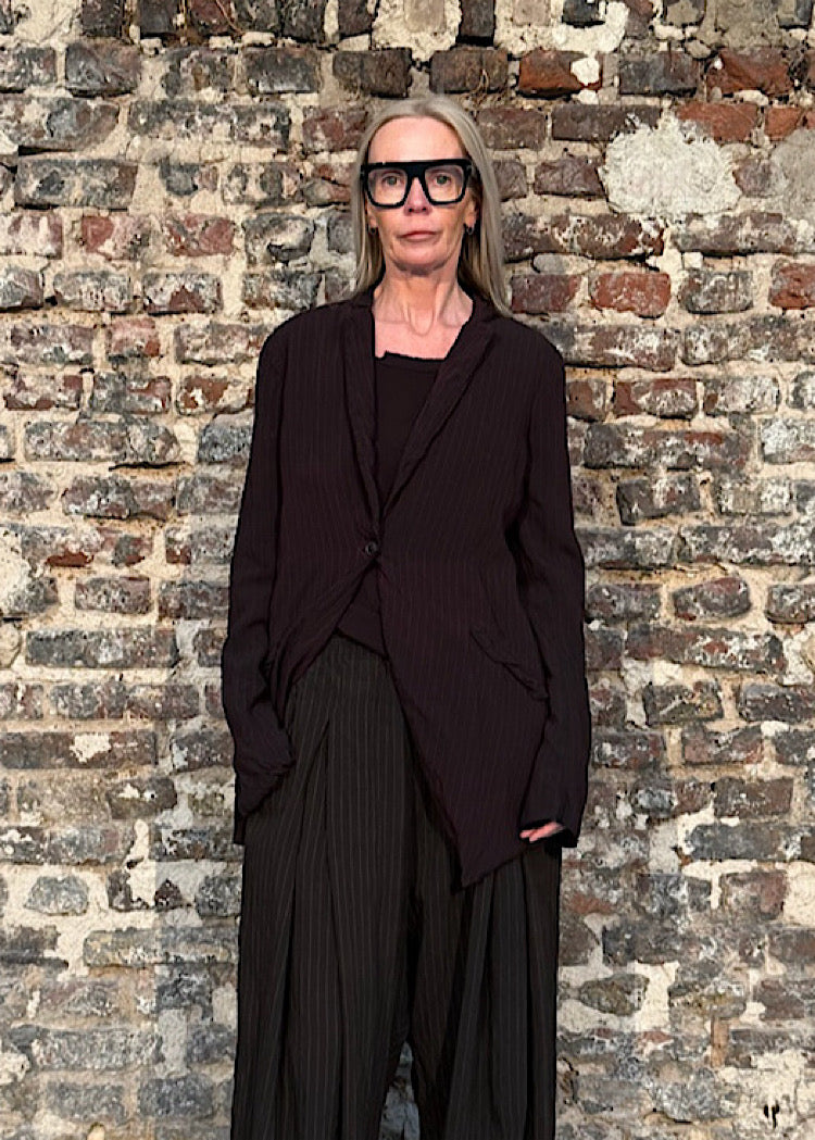 CL TAILORED PINSTRIPE WOOL JACKET