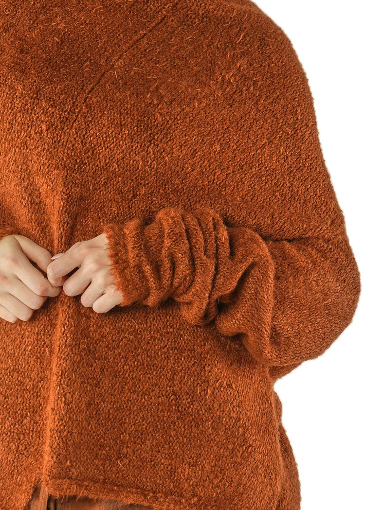 TUSSAH SILK KNIT PULLOVER