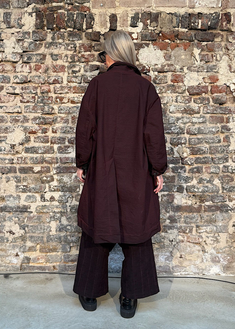 TWISTED-EDGE STRETCH COAT