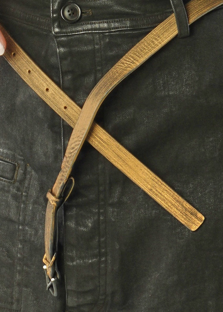 SKINNY LEATHER BELT